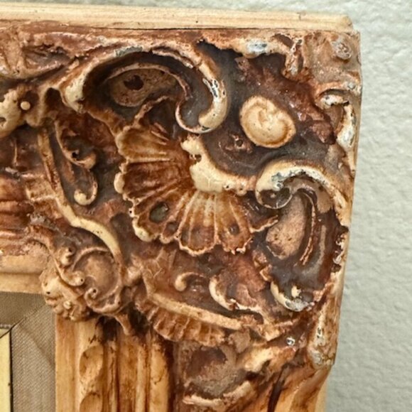 J. Berman painting still life painting of red and yellow roses in a vase - Picture 4 of 8